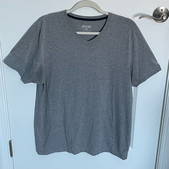 Rhône Element V-Neck Tee Lightweight Everyday Cotton T-Shirt 35292 - Picture 2 of 12